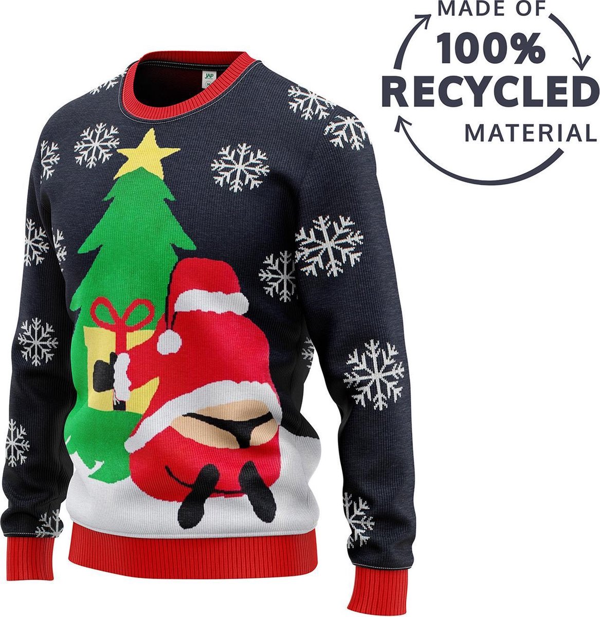 JAP Foute kersttrui - Santastring - Dames en heren - Maat XXL