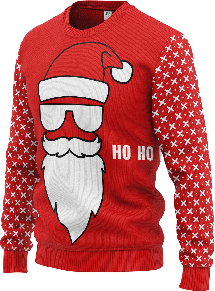 JAP Limited Foute kersttrui - Santa ho ho ho - Kerst - Dames en heren - Kerstcadeau volwassenen - XXL