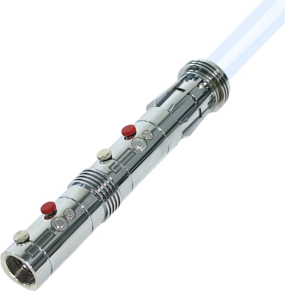 Hatred Star Wars Lightsaber - RGB 11 Kleuren en Geluid - Lightsaber - Lichtzwaard - Star Wars Lichtzwaard - Laser Zwaard - Aluminium Handvat - 116 CM - Zilver