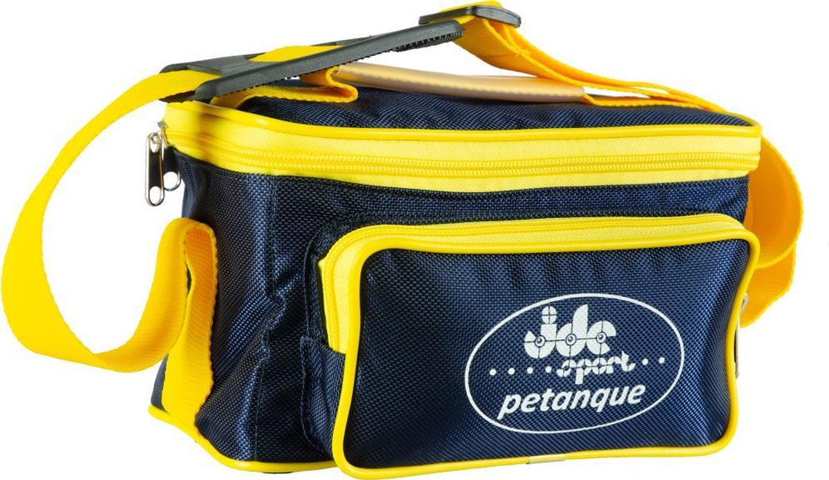   Reporter boules tas Marineblauw-Geel