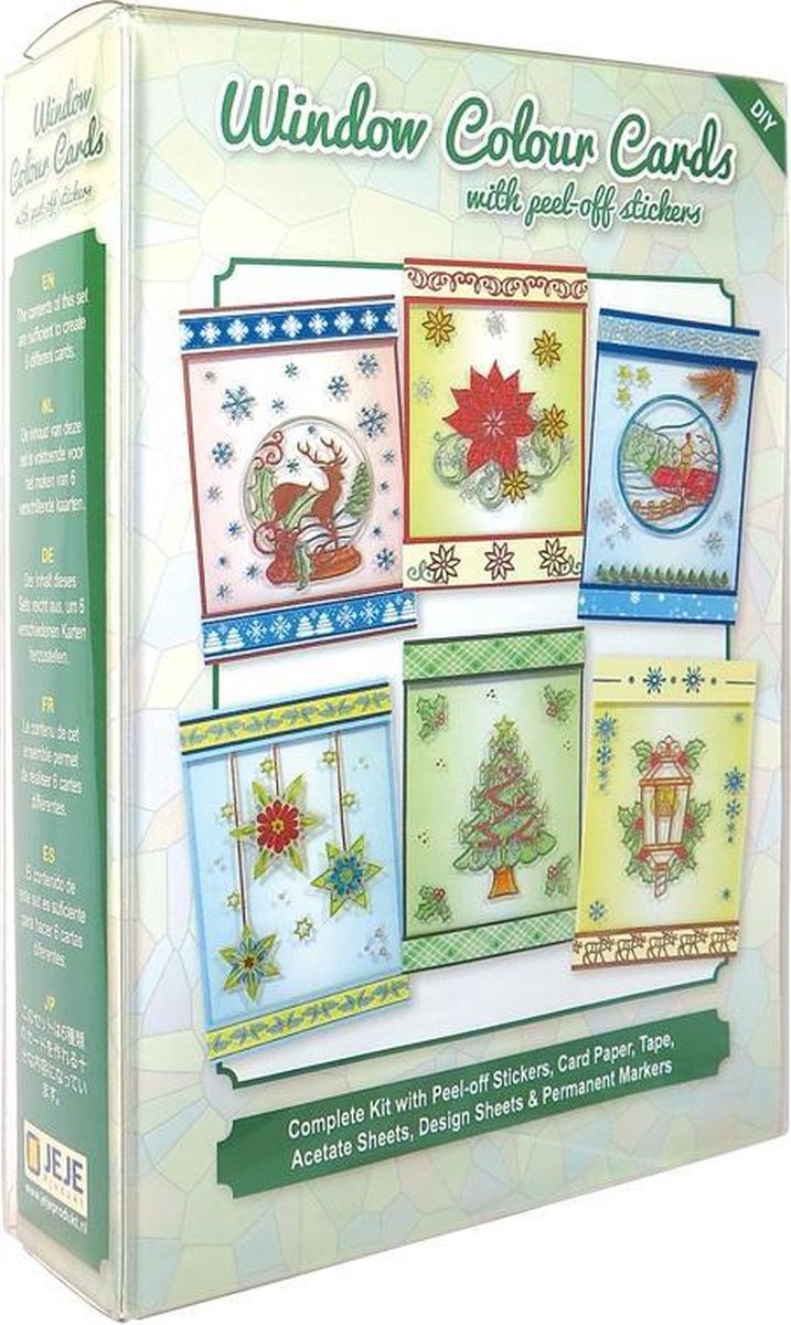 JEJE - Window colour cards - Kit Christmas