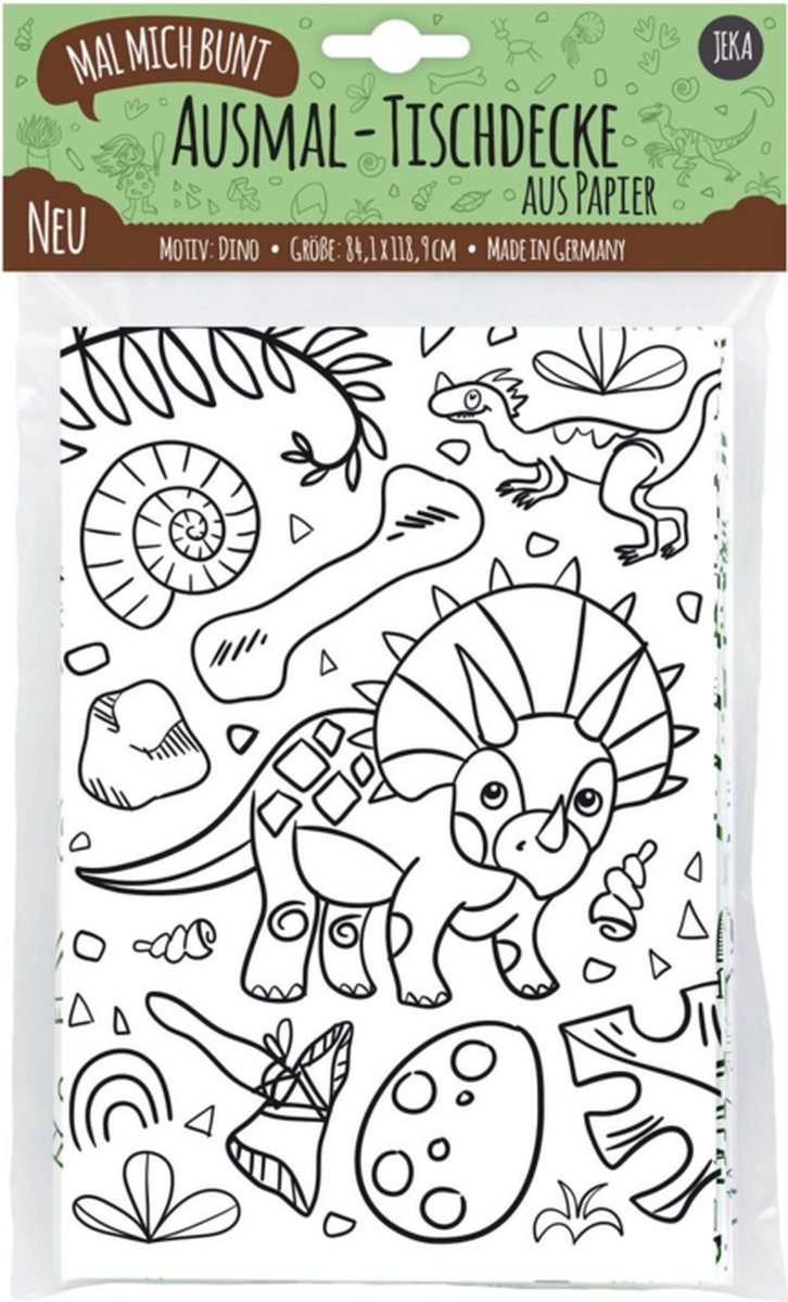 XXL groeps kleurplaat - Dinosaurus