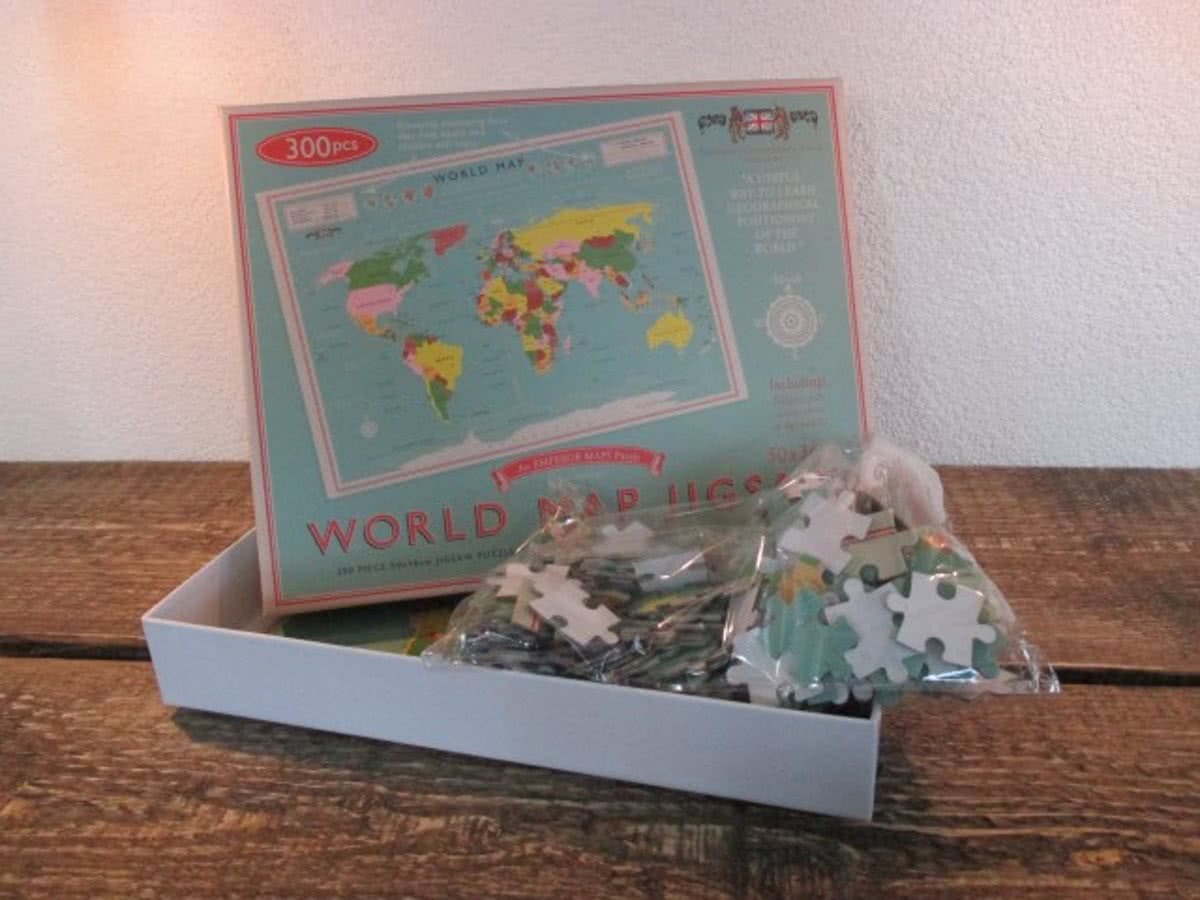 Wereldkaart puzzel