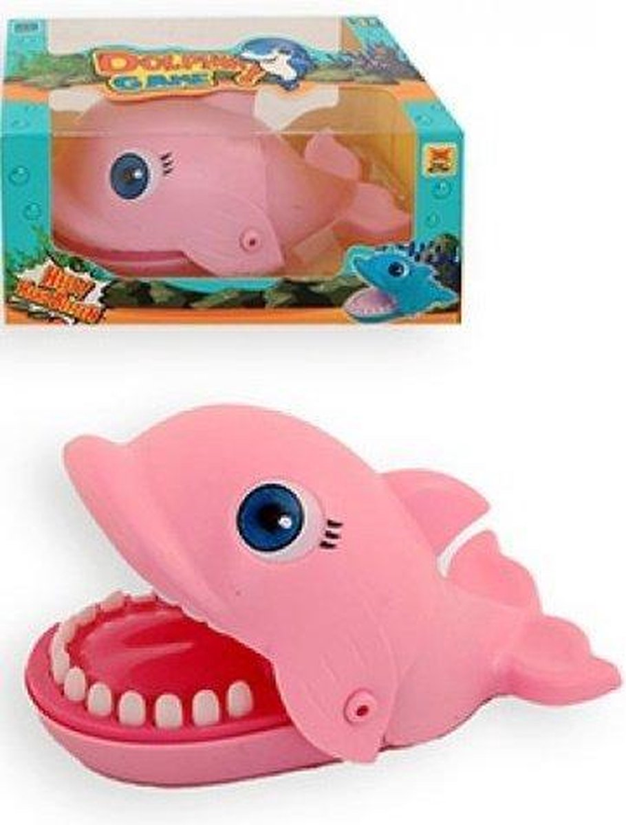 Spel biting dolfijn Roze