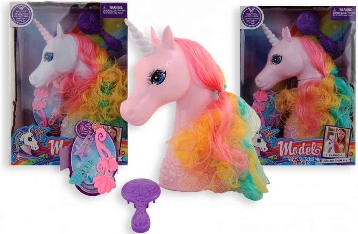 Unicorn (eenhoorn) styling hoofd