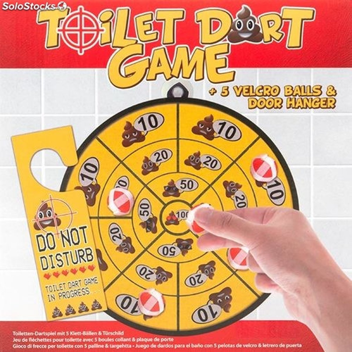 Toilet/WC dart game