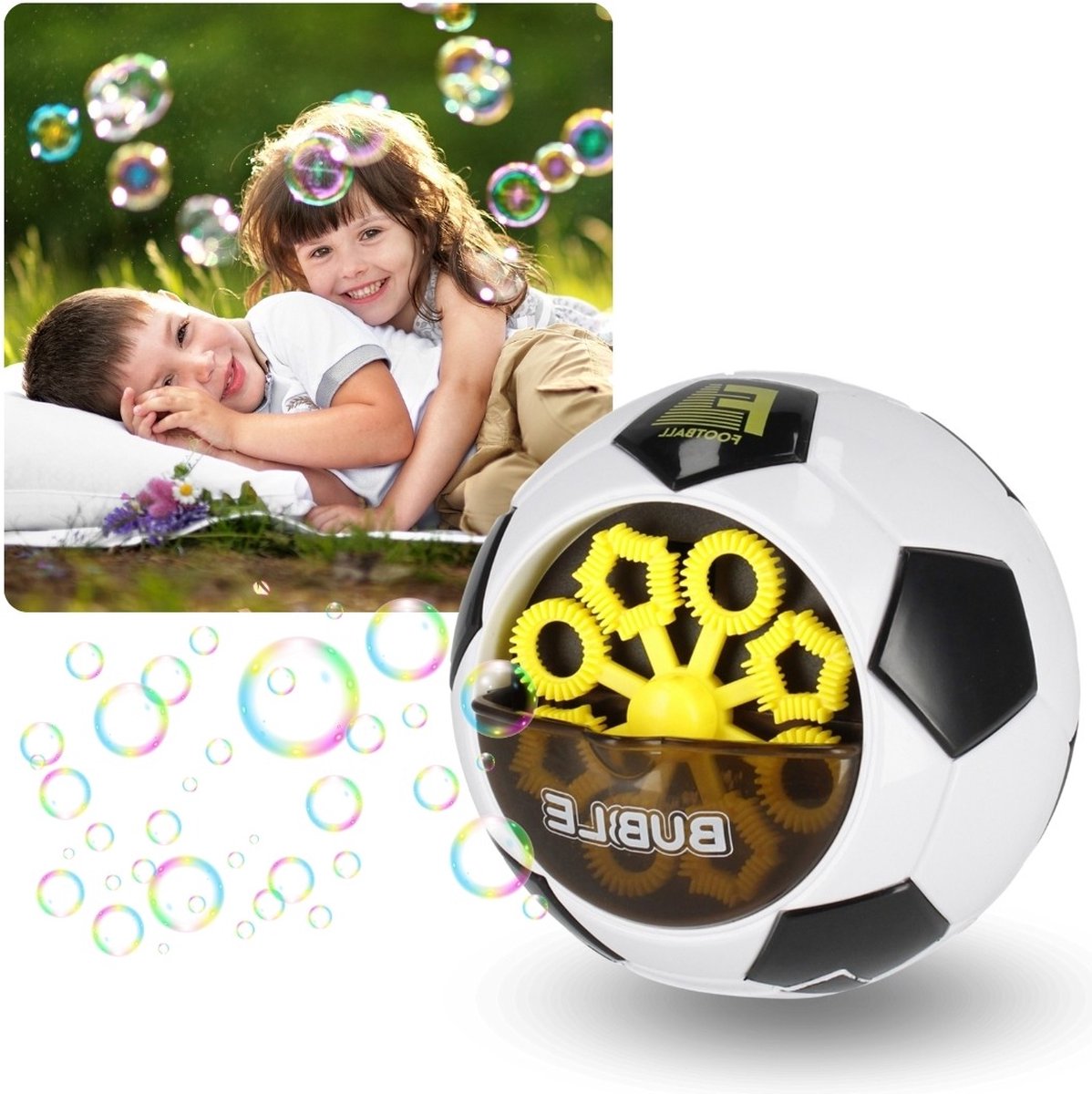 Voetbal  machine + 4x10ml Oplossing