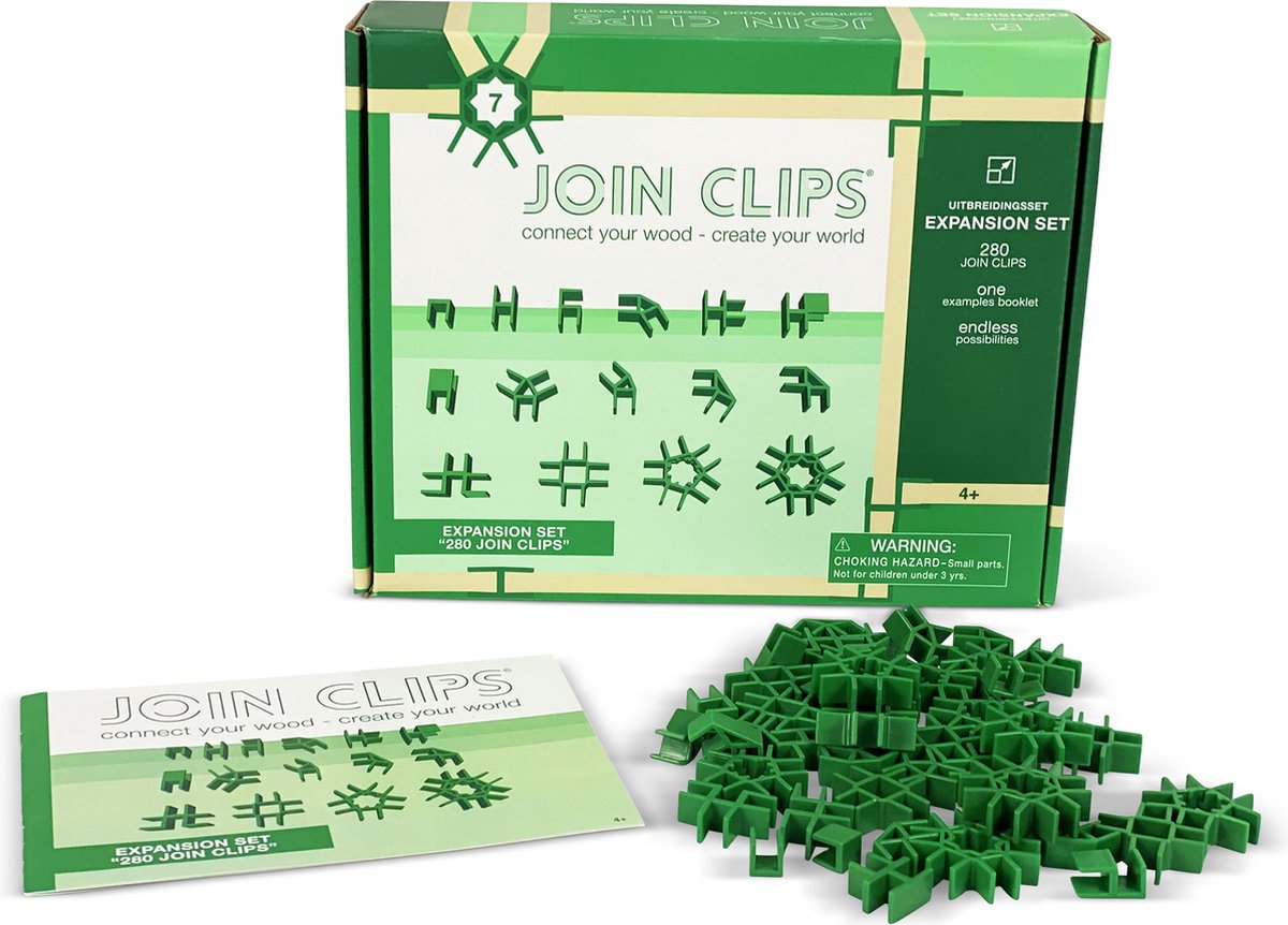  ®: 280   verbinding clips voor houten bouwplankjes