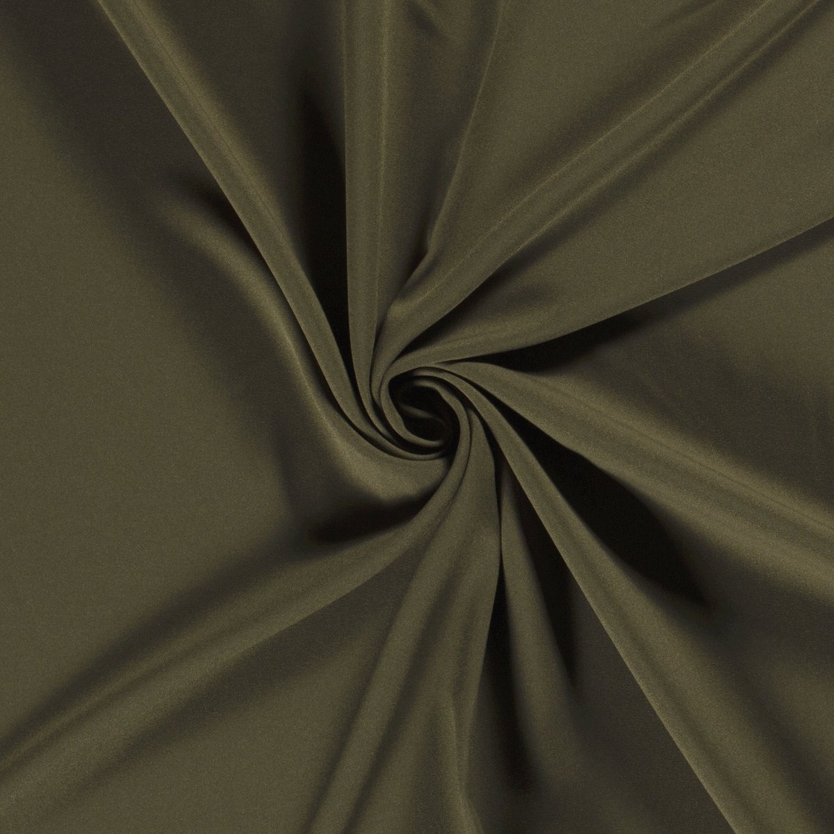 Naaistof Burlington (Texture, Bi-Stretch, Terlenka) - 100% Polyester - Kaki Groen - 100cm lang bij 147cm breed - 1 meter