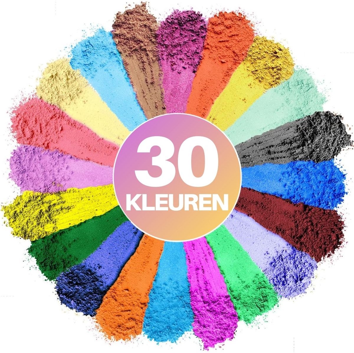   Mica Poeder Inclusief 30 Kleuren – Pigment Powder – Epoxy Kleurstof – Kleurpoeder - DIY – Voor Zeep, Kaarsen, Giethars, Hars – Knutselen – Cadeau