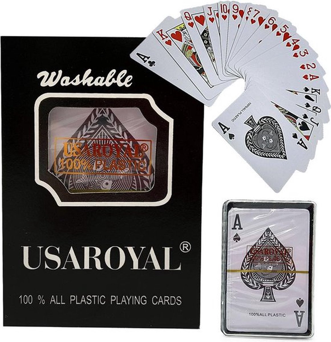 Kaartspel in plastic - Diverse kleuren