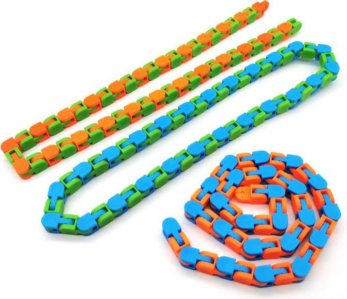 JUST23 Wacky track - Fidget toys - Wacky tracks fidget toy - Snap and click - 2 + 1 gratis