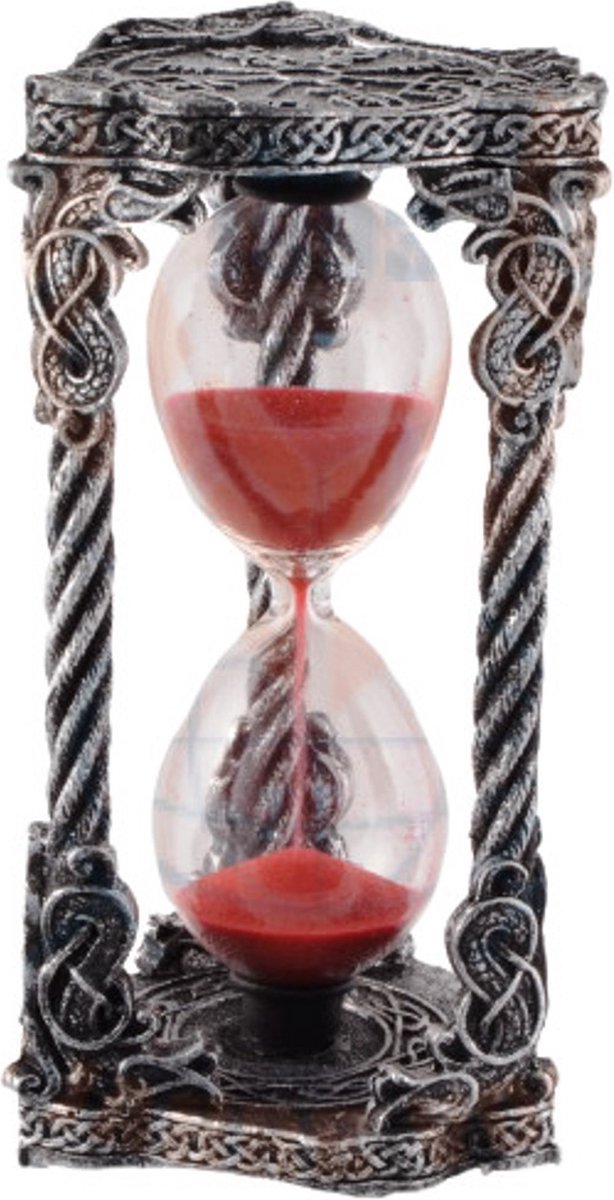   Viking Kompas - Keltische patronen - rood zand - (hxbxd) ca. 16cm x 8,5cm x 8,5cm