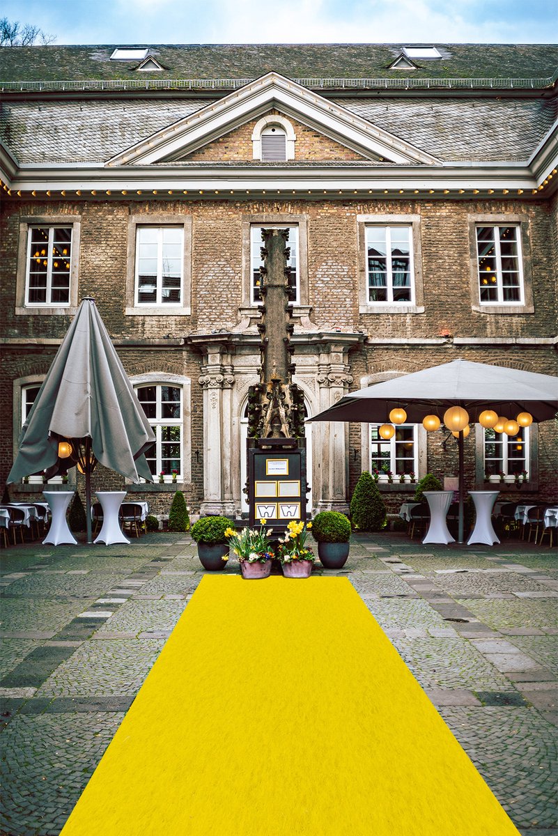 JYG - Feestloper Geel- 200 x 500cm ( 2 x 5m )