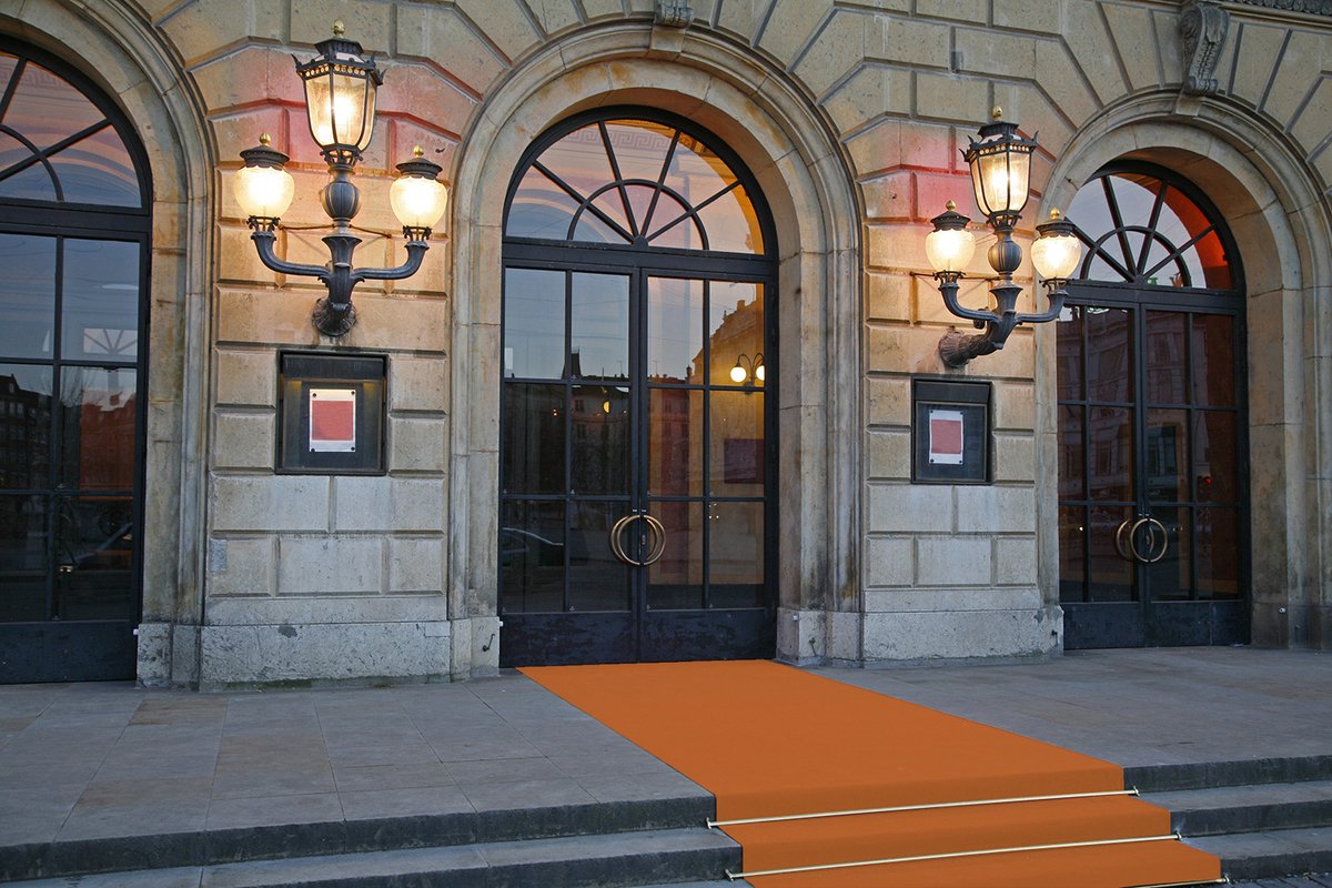 JYG - Oranje Rode Loper - Feesttapijt / Partyloper 200x1000cm (2m op 5m)