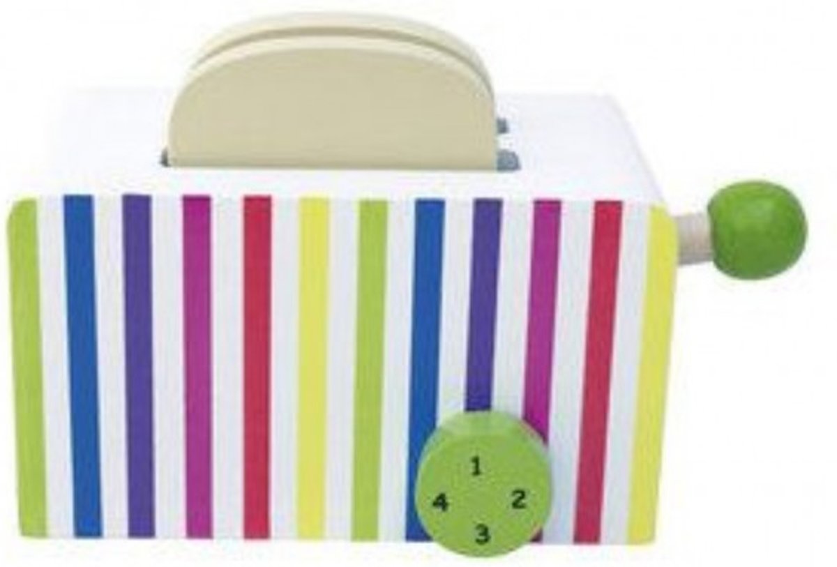 Jabadabado Houte Broodrooster Regenboog