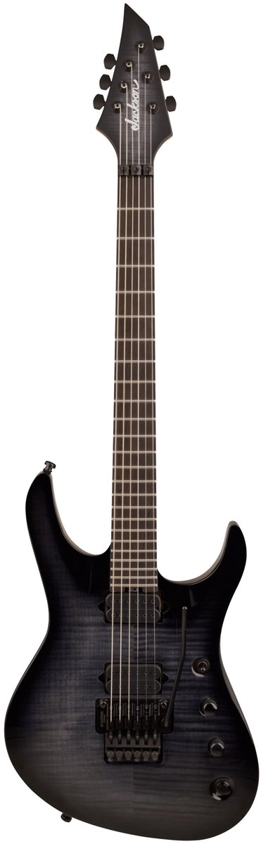 Jackson Pro Plus Series Signature Chris Broderick Soloist 6 Transparent Black - ST-Style elektrische gitaar
