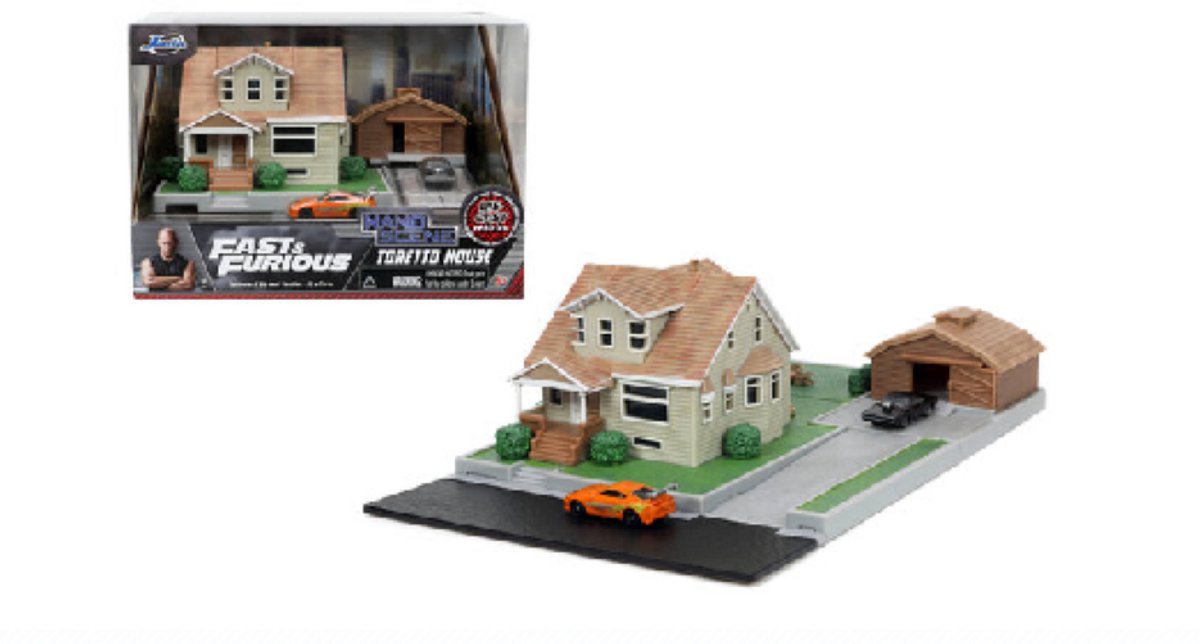 Fast & Furious Nano Doms House Diorama