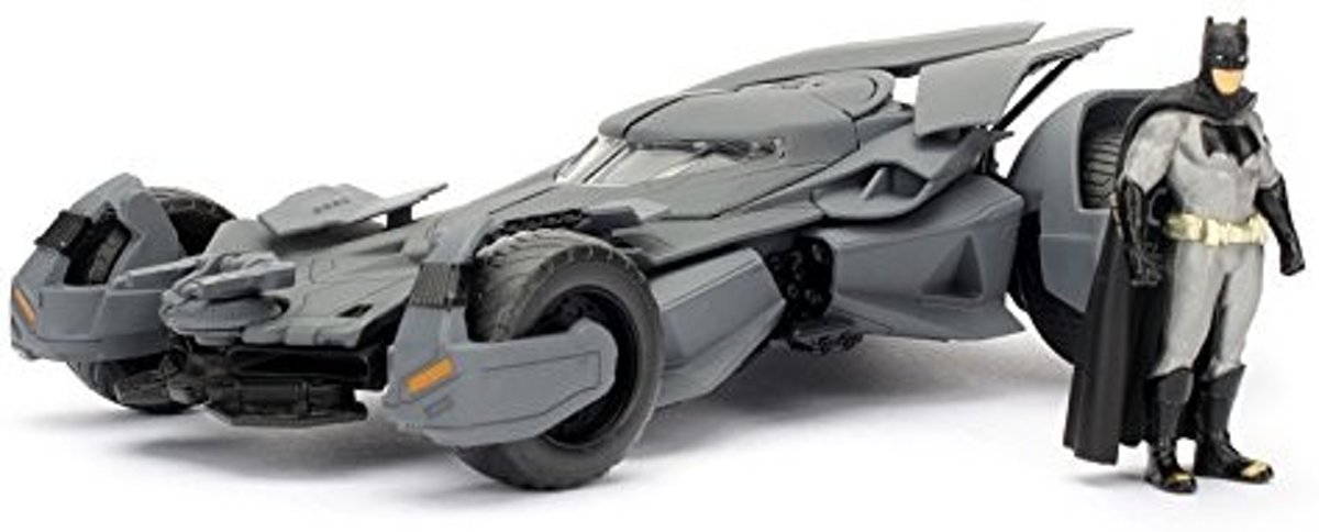 Jada Toys 1/24 Batmobile Justice League 2017 + Batman figuur