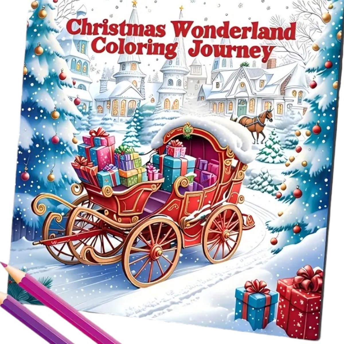 Kerst Kleurboek voor Volwassenen - Kleurboek kerst - Kleuren en Ontspanning