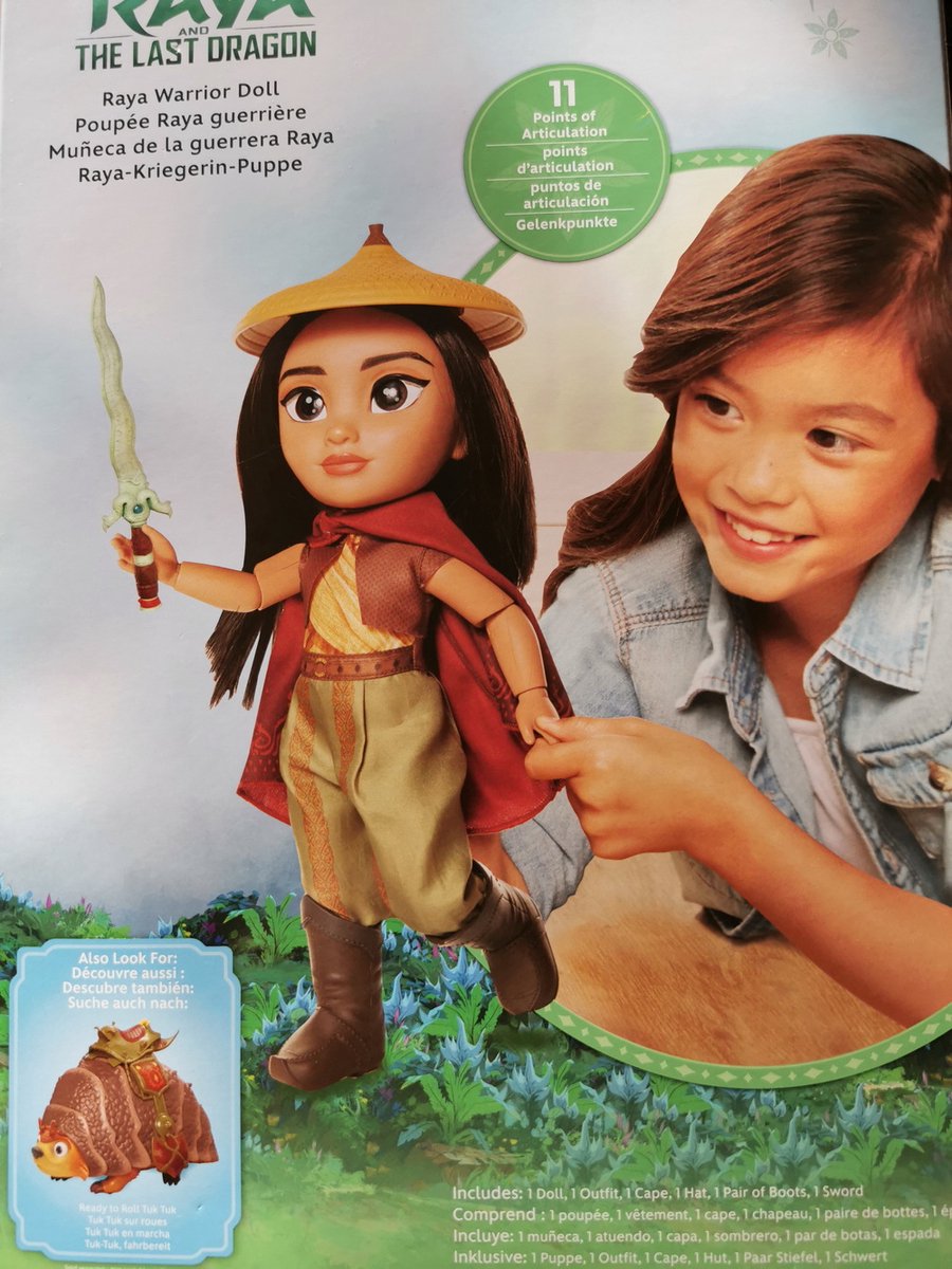 Disney -- Raya and the last dragon - pop 38 cm + accessoires