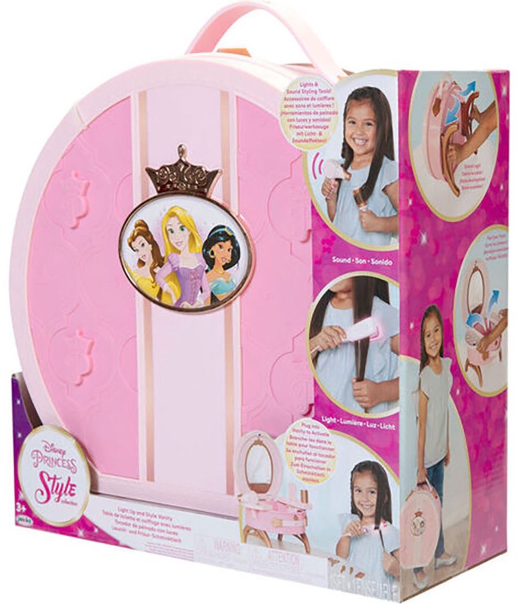 Disney Princess Beauty - Koffer -   Pacific Make Up Speel Tafe Prinses Reis Toiletset Roze