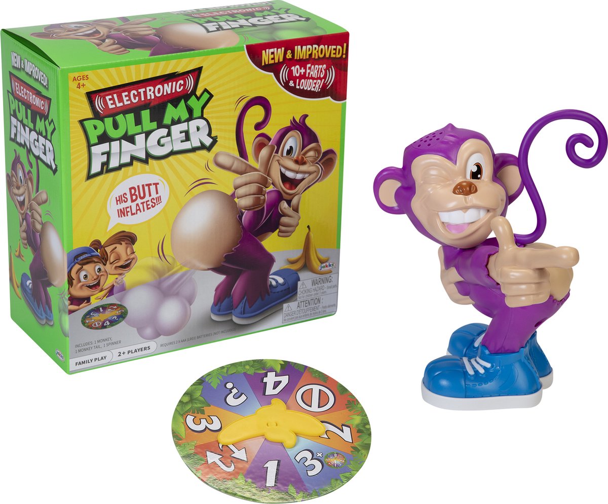 Jakks Pacific Pull My Finger Action Game *English Version* and accessories