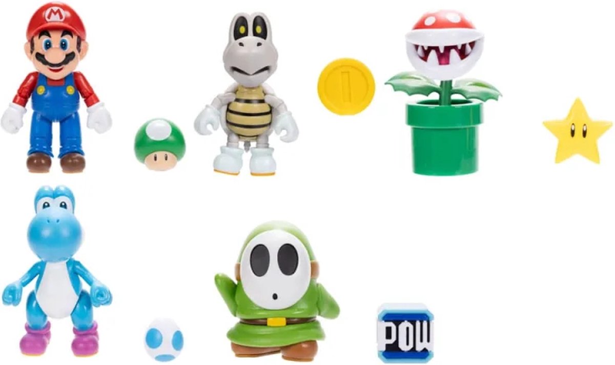 NINTENDO, MINIFIGUUR SUPER MARIO 10 CM ASSORTIMENT W40