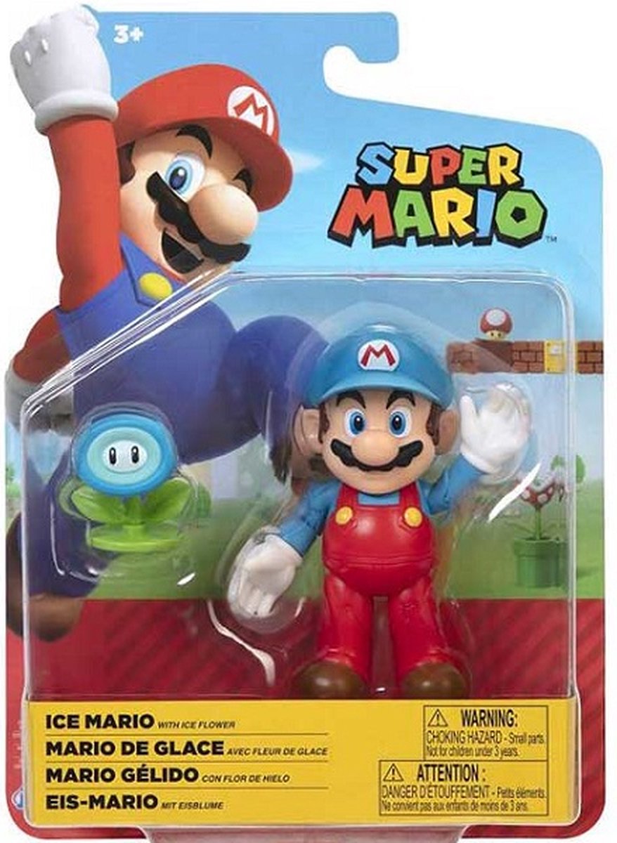 Nintendo Super Mario - Ice Mario With Ice Flower Figure