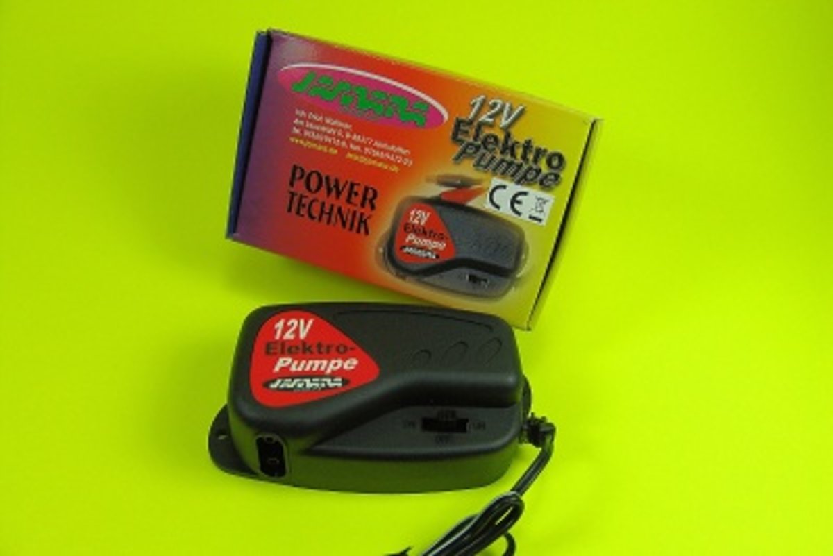 Brandstofpomp zwart 12 V Jamara Elektrische pomp