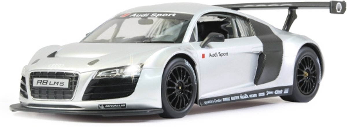 Jamara Audi R8 LMS 1:14 - Bestuurbare auto - Zilver