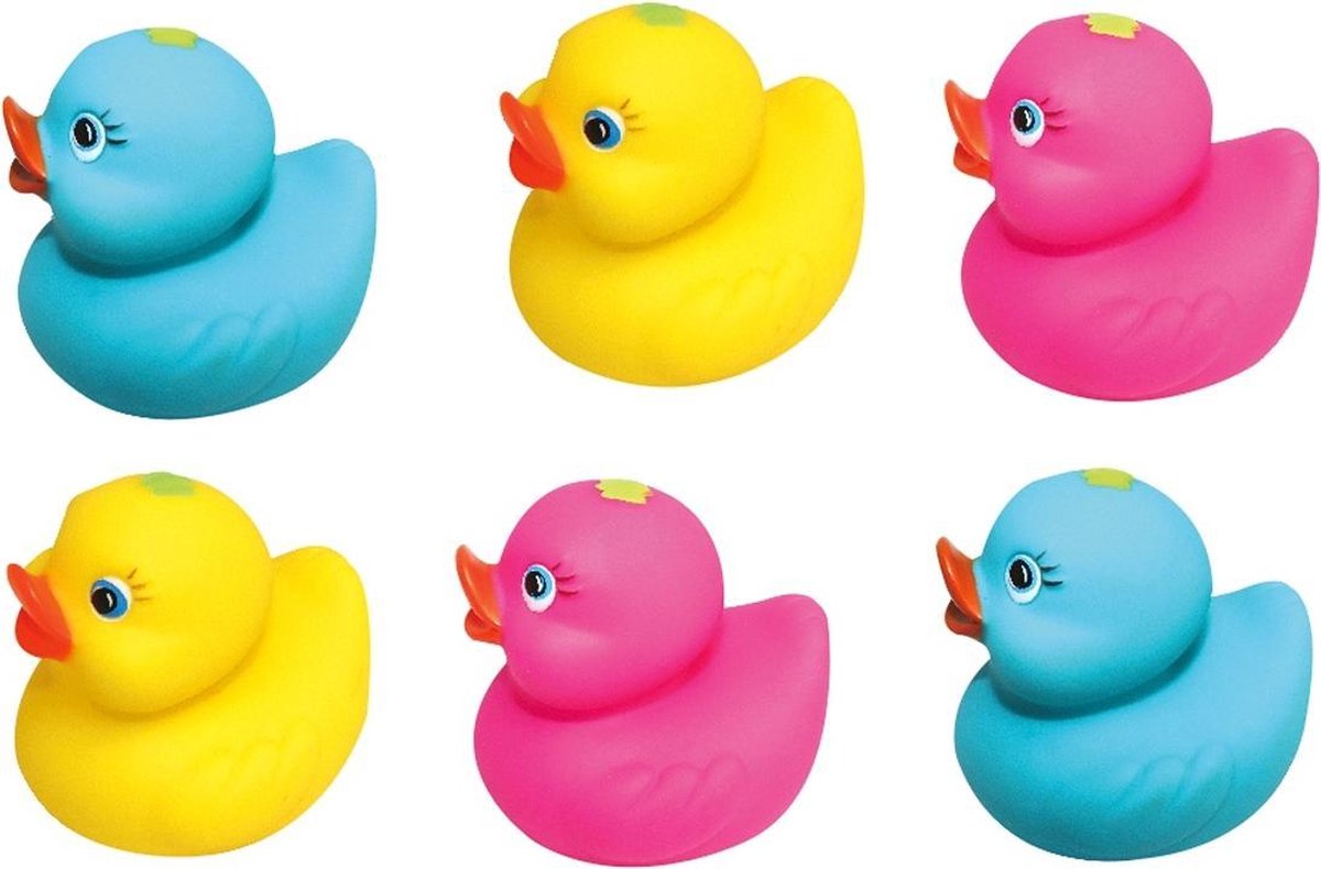   Badeendjes Junior 7 X 6 Cm 6 Stuks