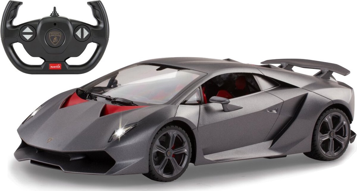 Jamara RC voertuig Auto - 402112 RC Sport Auto Lamborghini Sesto Elemento - Grijs - 2,4GHz RC Model Kant en Klaar - 1:14 -