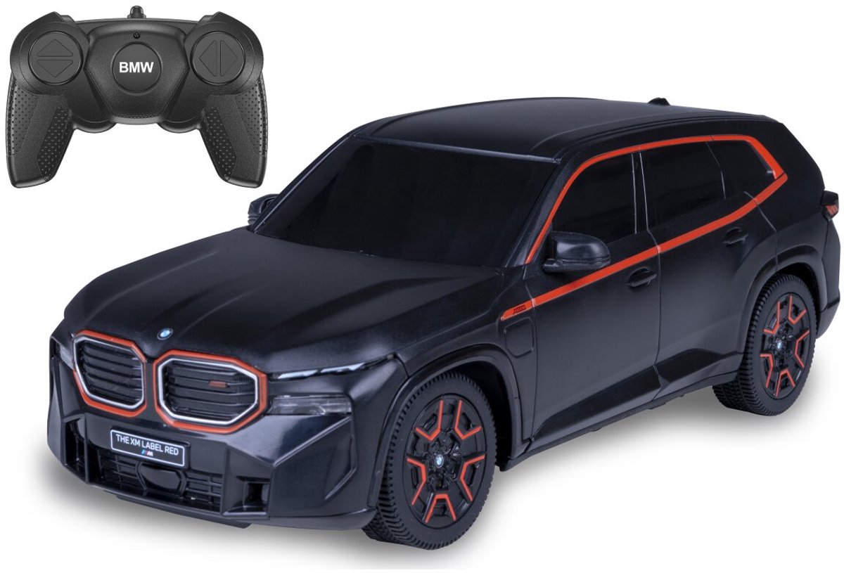 Jamara RC voertuig Auto - 402222 RC Sportauto - BMW XM - Zwart - 2,4 GHz RC Model Kant en Klaar - 1:24 -
