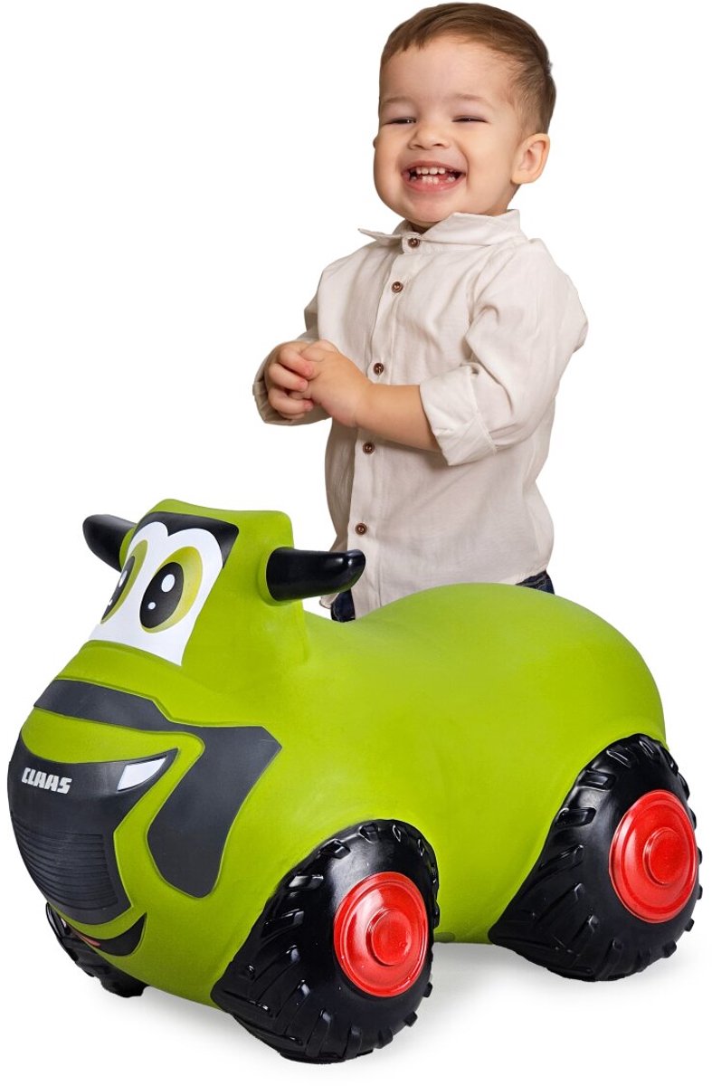 Jamara Skippybal - 466010 Skippy Tractor Claas Groen Junior met Pomp