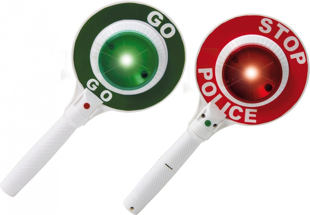   Stop & Go Bordje Politie Junior 25,5 Cm