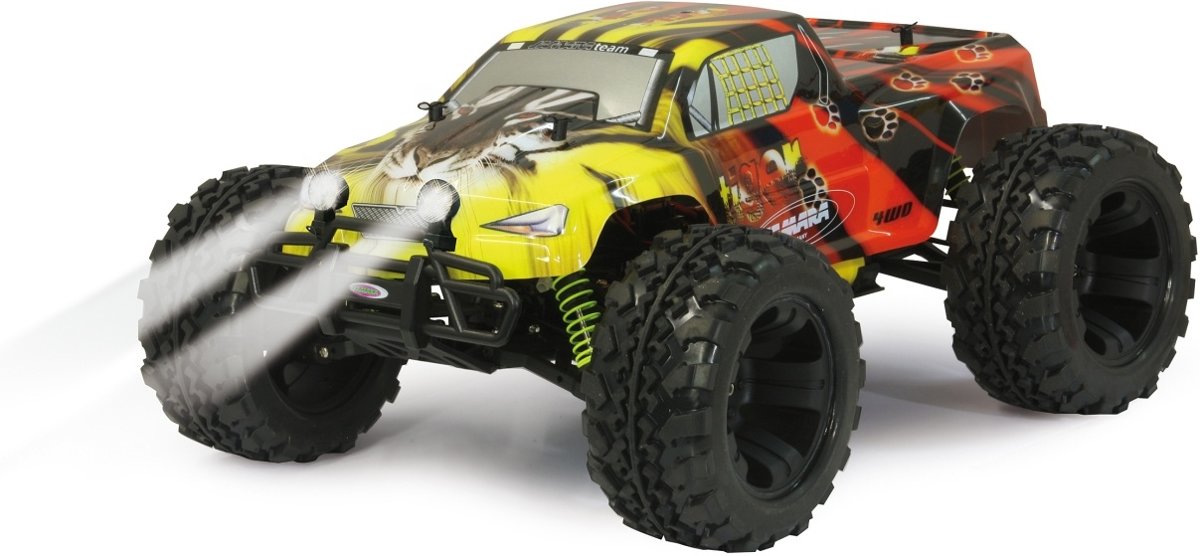   Tiger Bestuurbare Monstertruck Ni 1:10 Rood/geel