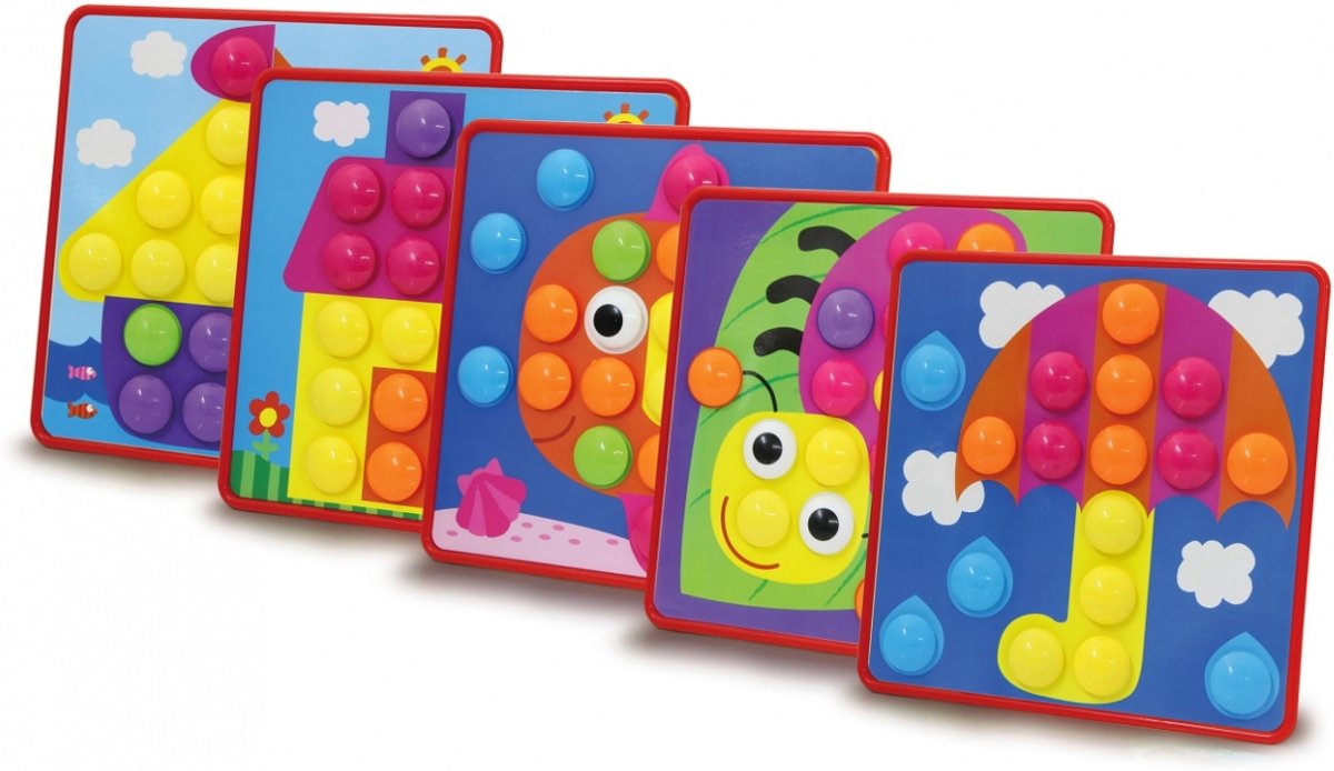 Jamara Vormenspel Creative Pins Junior Set A 50-delig