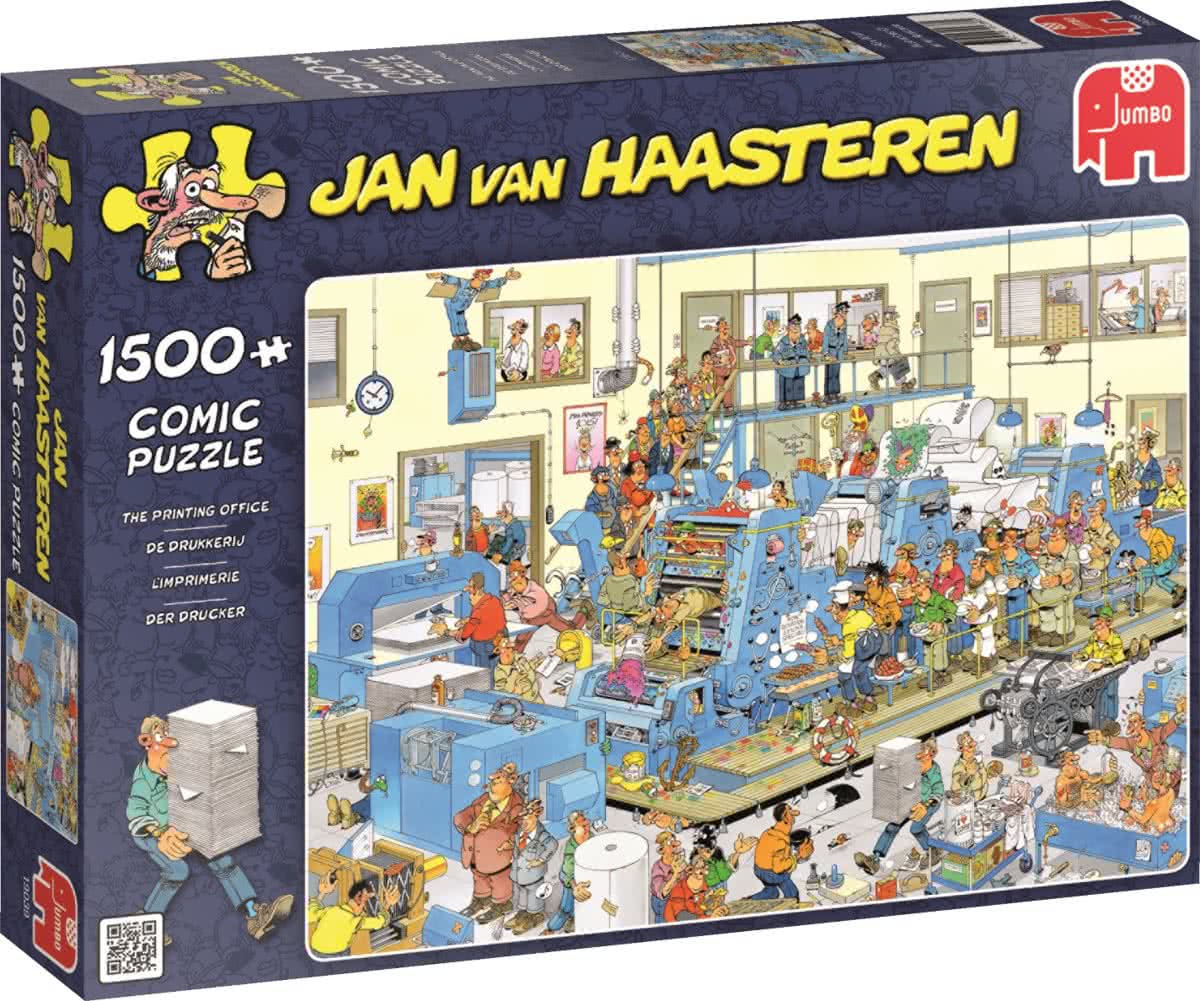 Jan van Haasteren De Drukkerij - Puzzel 1500 Stukjes