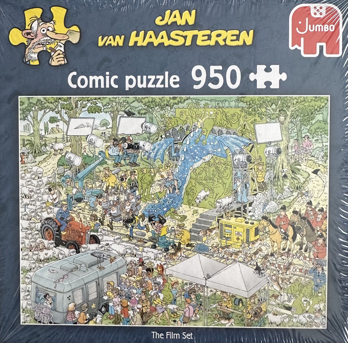 Jan van Haasteren comic The filmset de film set puzzle 950 stukjes jumbo puzzel