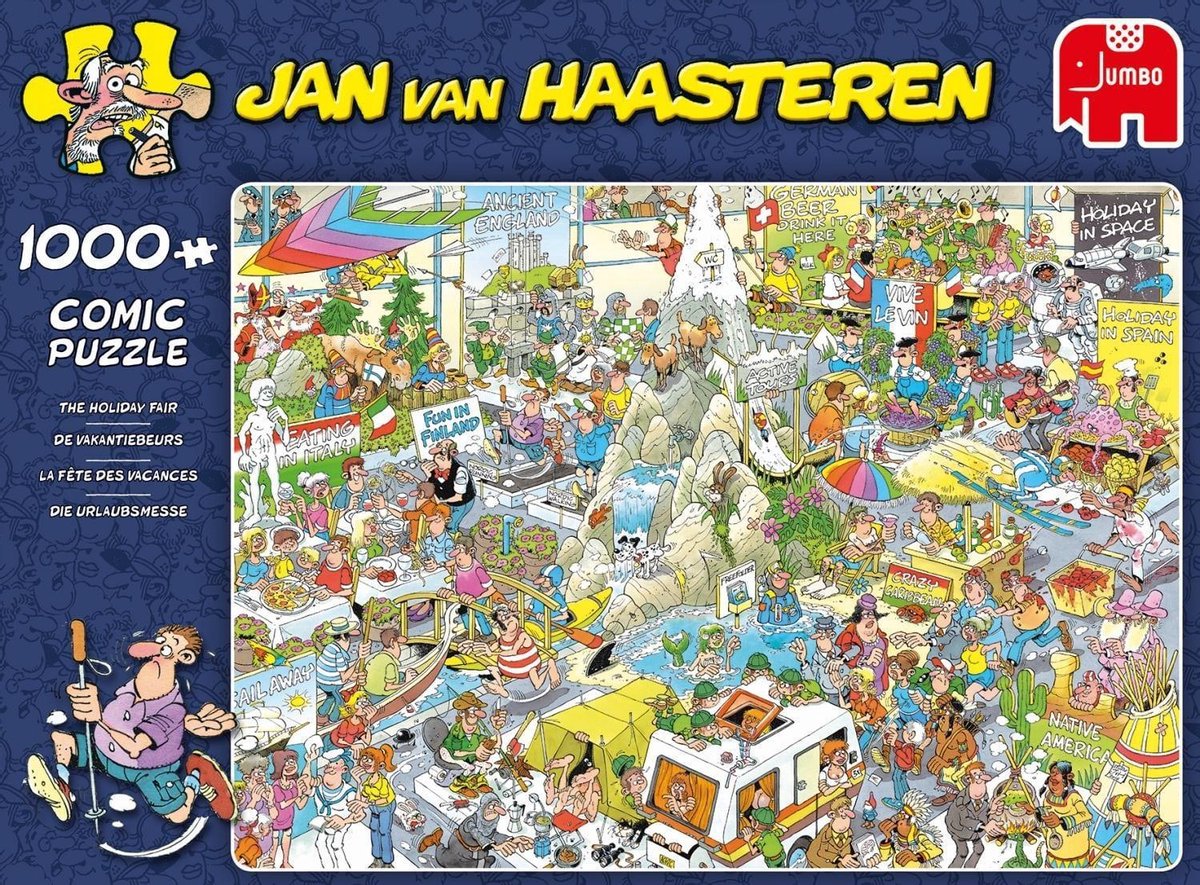 Jumbo Puzzel Jan van Haasteren - De Vakantiebeurs - 1000 stukjes