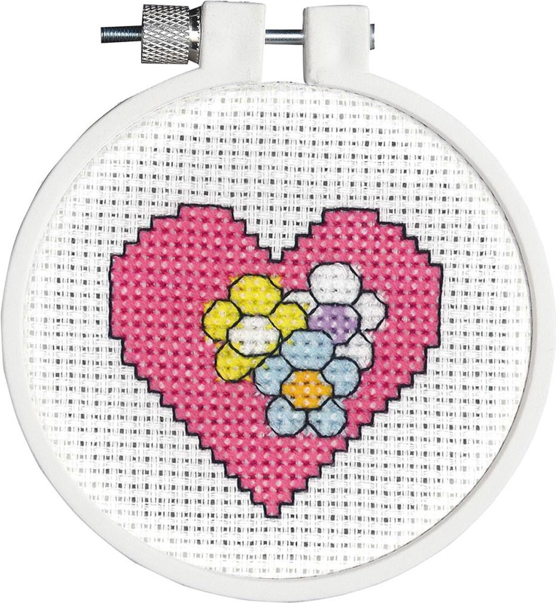 Janlynn - kinder borduurset hart - 021-1753