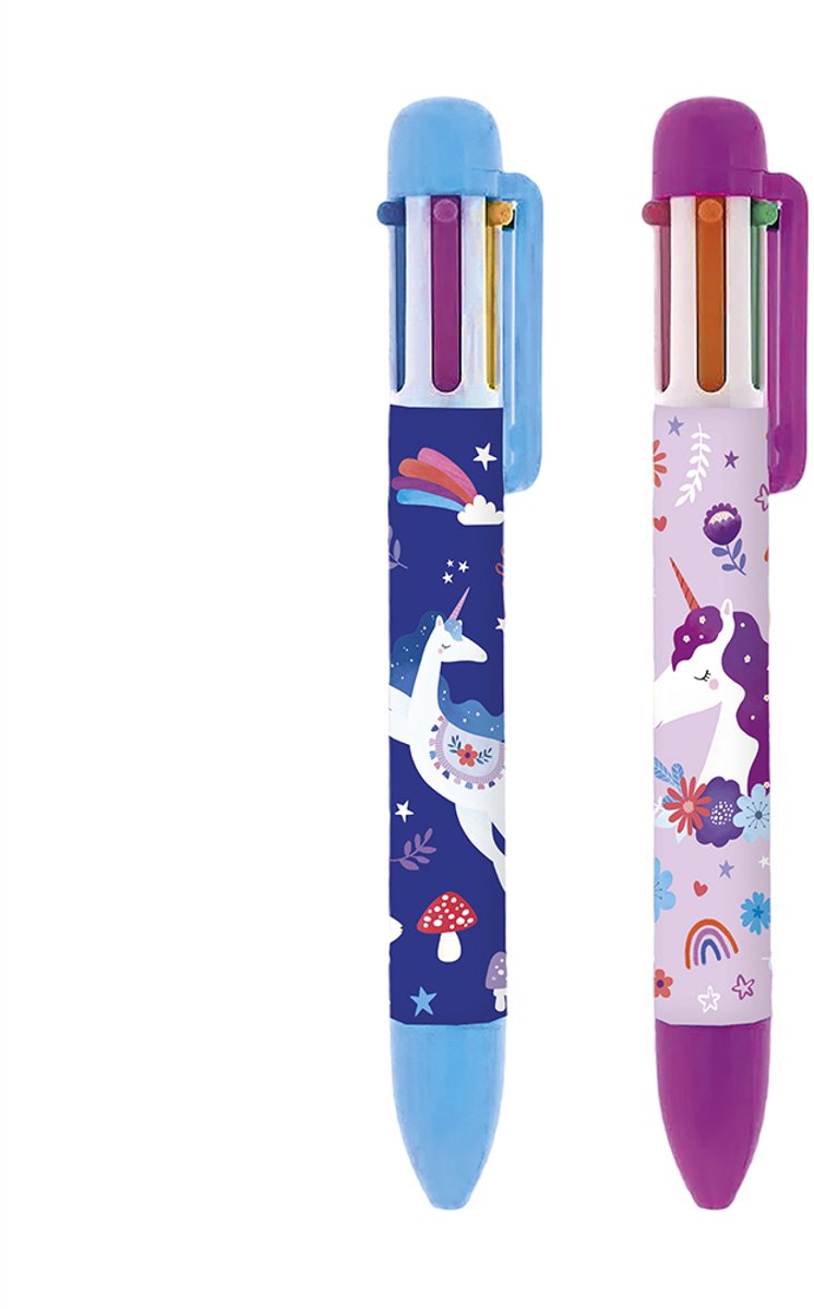 Janod 6-kleurenpen Dreamland - Creatieve speelgoedpen voor kinderen.