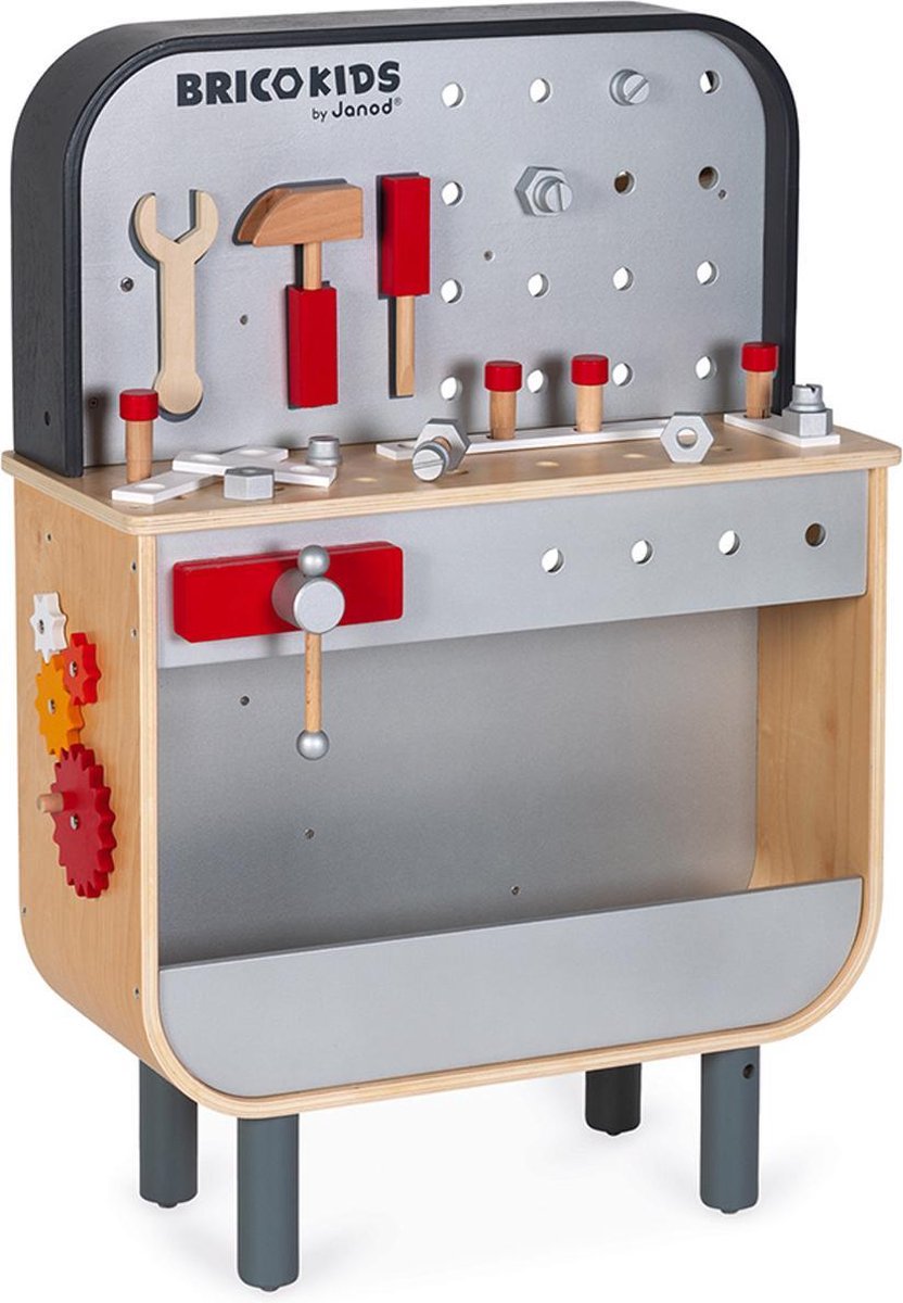   Bricokids - Dubbelzijdige werkbank