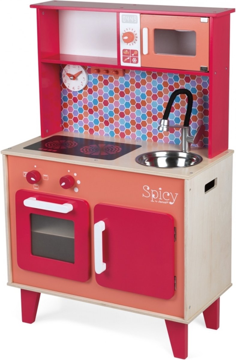 Janod Houten Speelgoed Keuken Rood