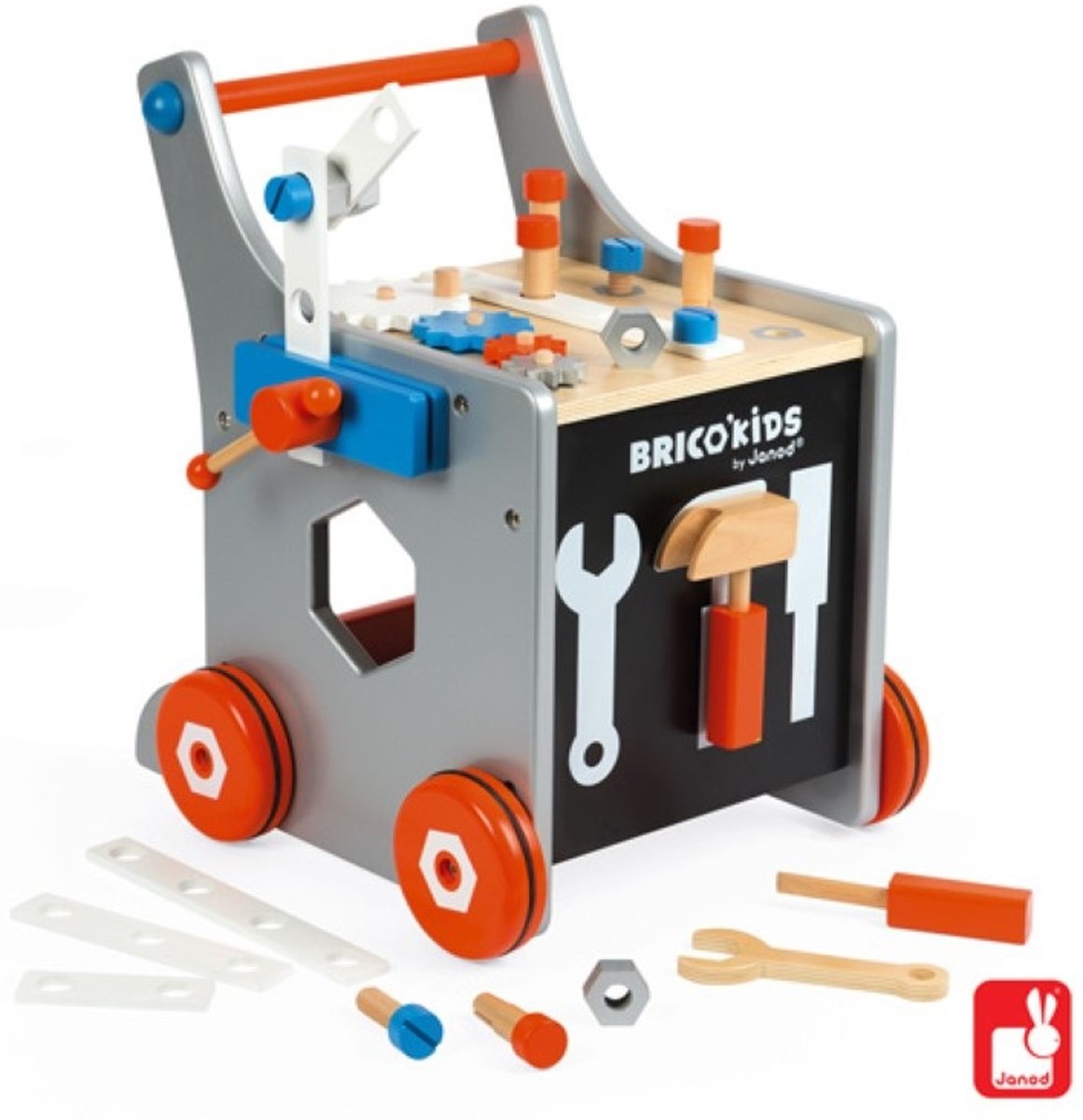   Loopwagen Gereedschapstrolley Bricokids