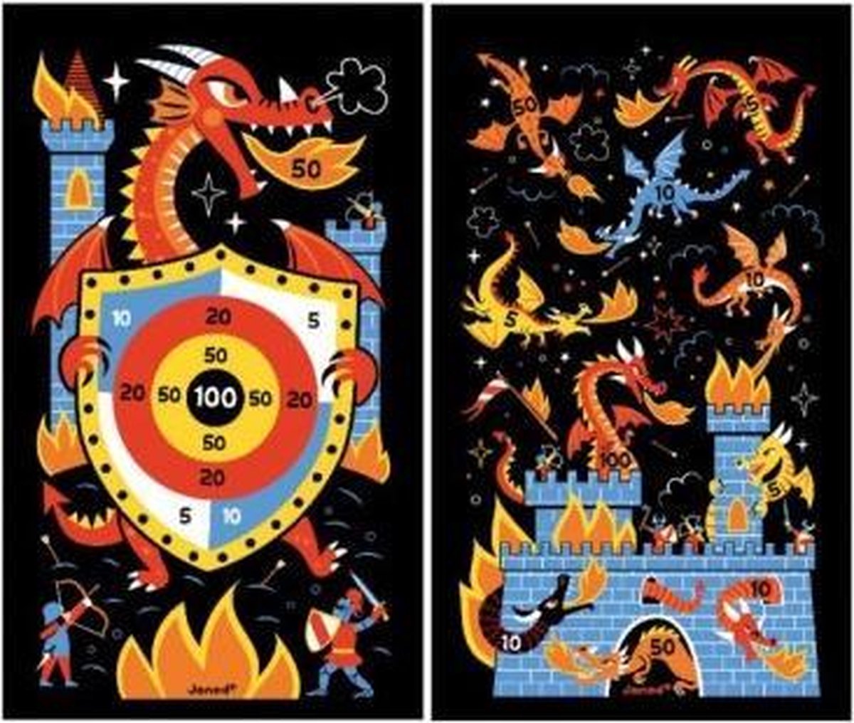   Magnetisch Dartspel Draken