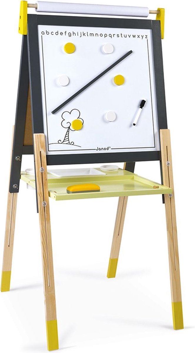   Schoolbord - Grijs/Geel