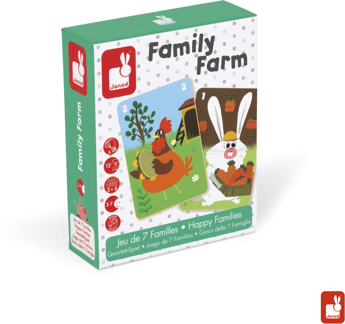 Janod familie boerderij - geheugenspel