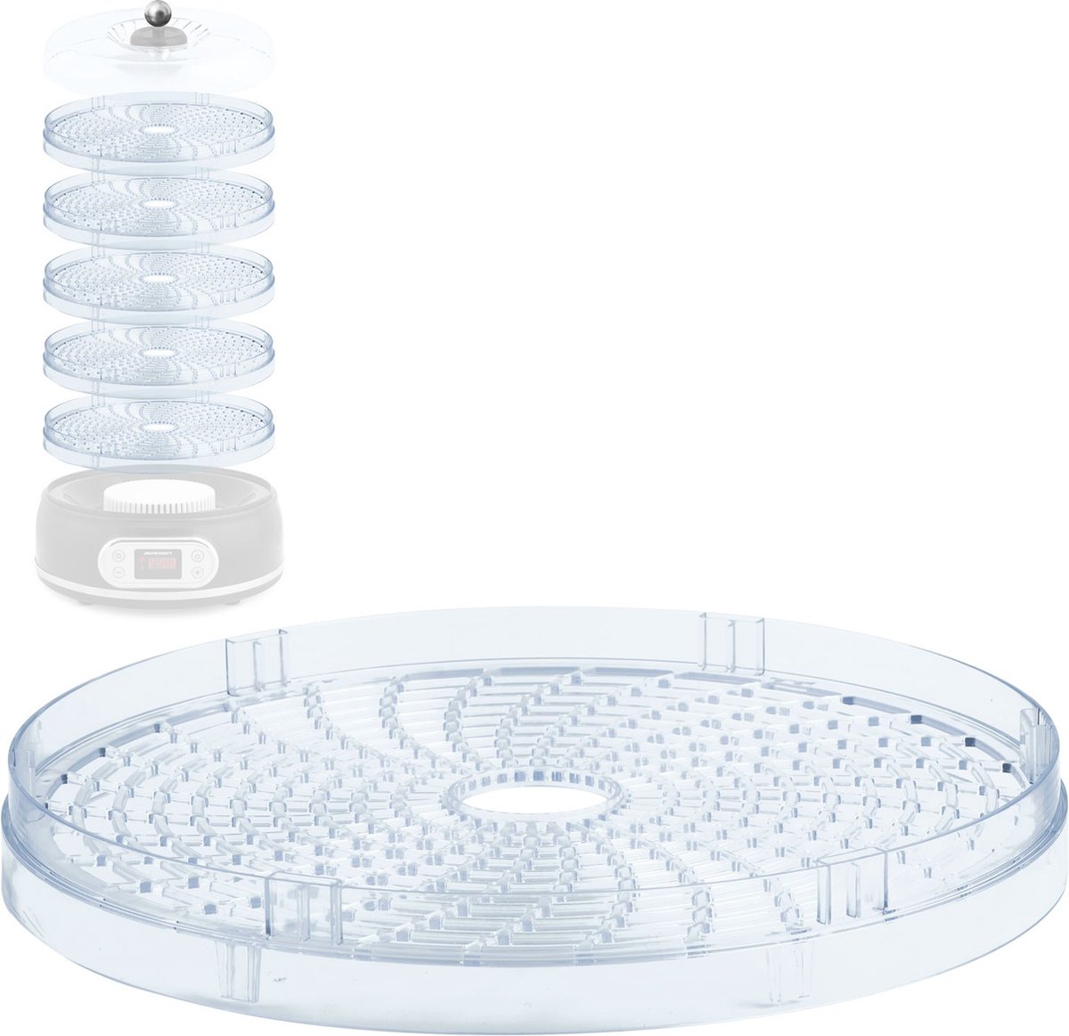 Lade voor de BD-691 champignon- en fruitdroger